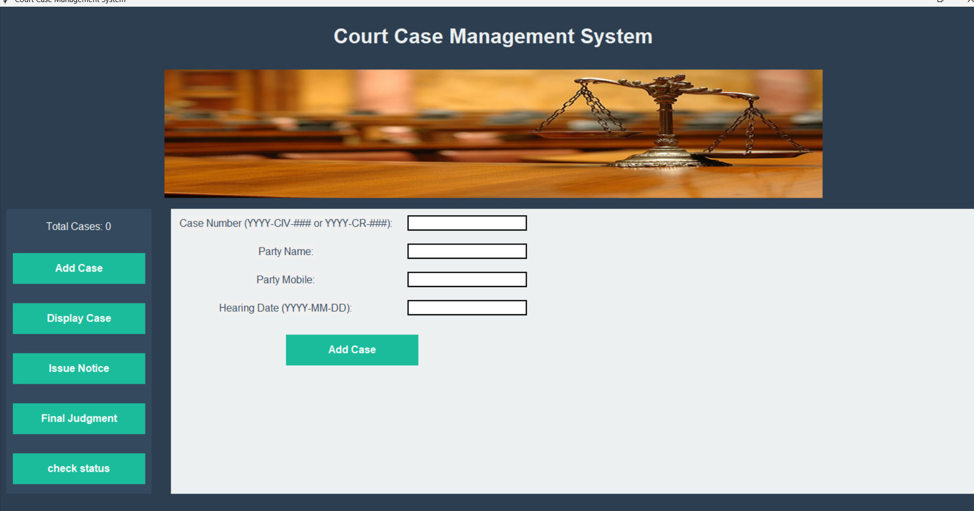 Court Management System